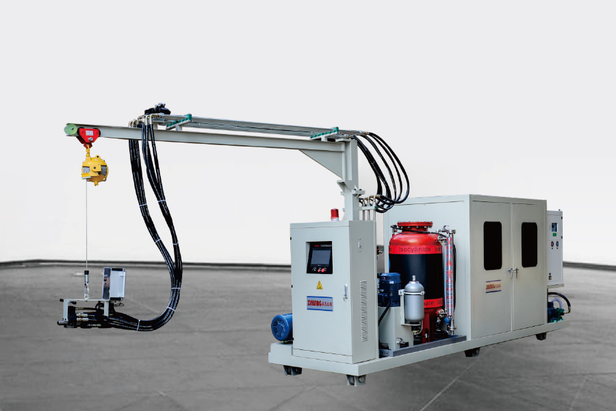 Ciclopentano Poliuretano in iniezione di schiuma ad alta pressione con binario